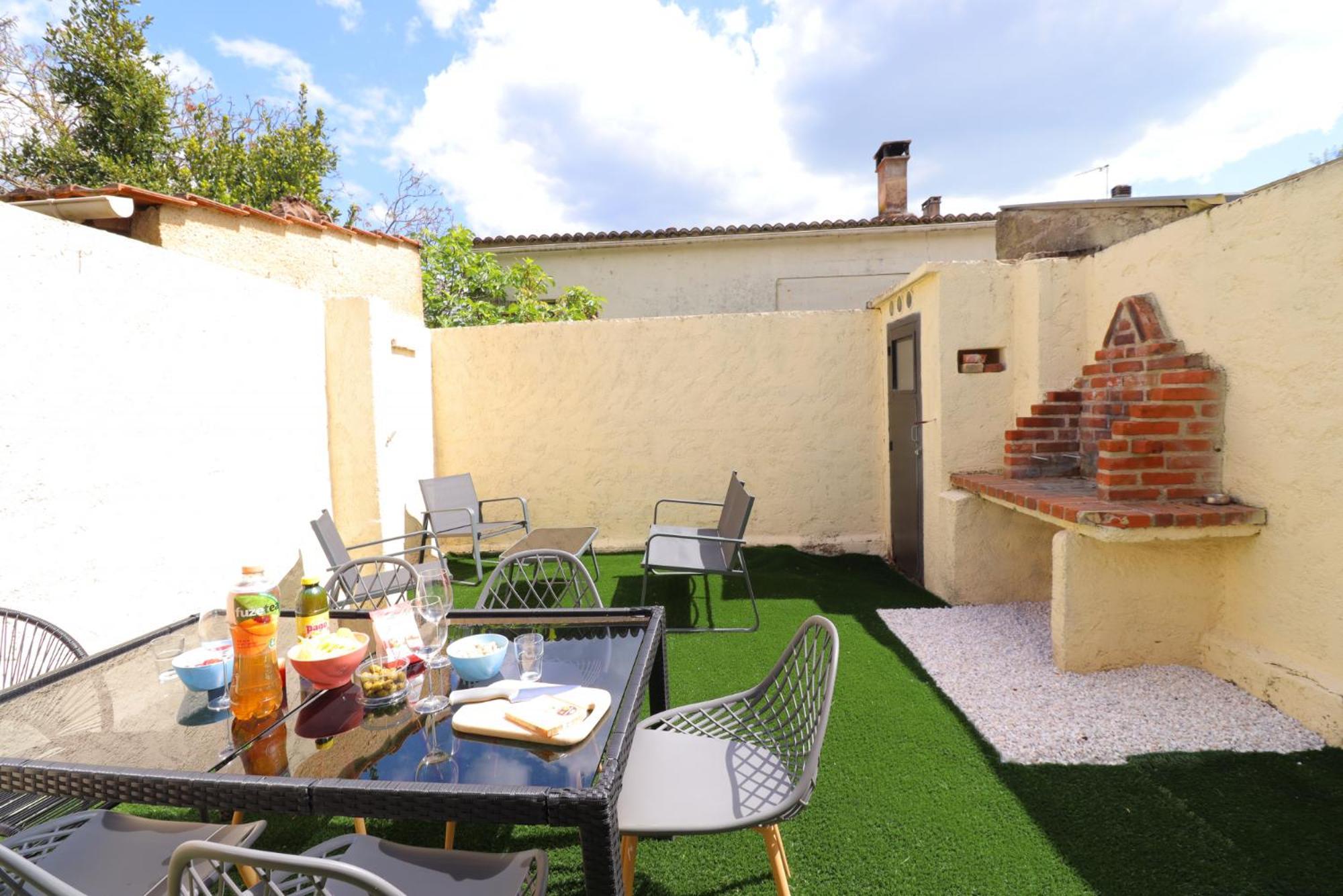 Le Patio - Spacieux T3 Avec Climatisation Et Jardin Privatif 贝尔热拉克 客房 照片