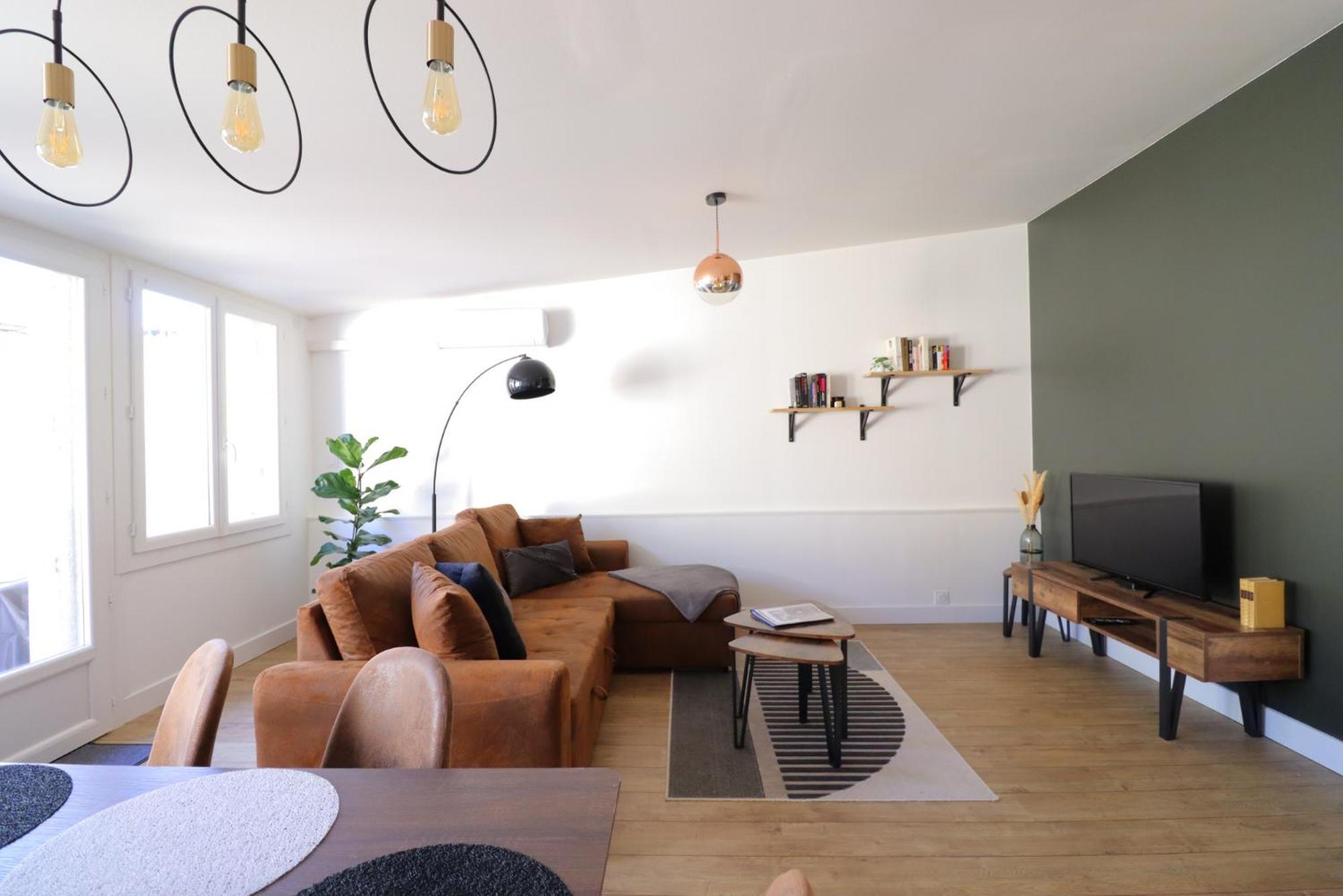 Le Patio - Spacieux T3 Avec Climatisation Et Jardin Privatif 贝尔热拉克 客房 照片