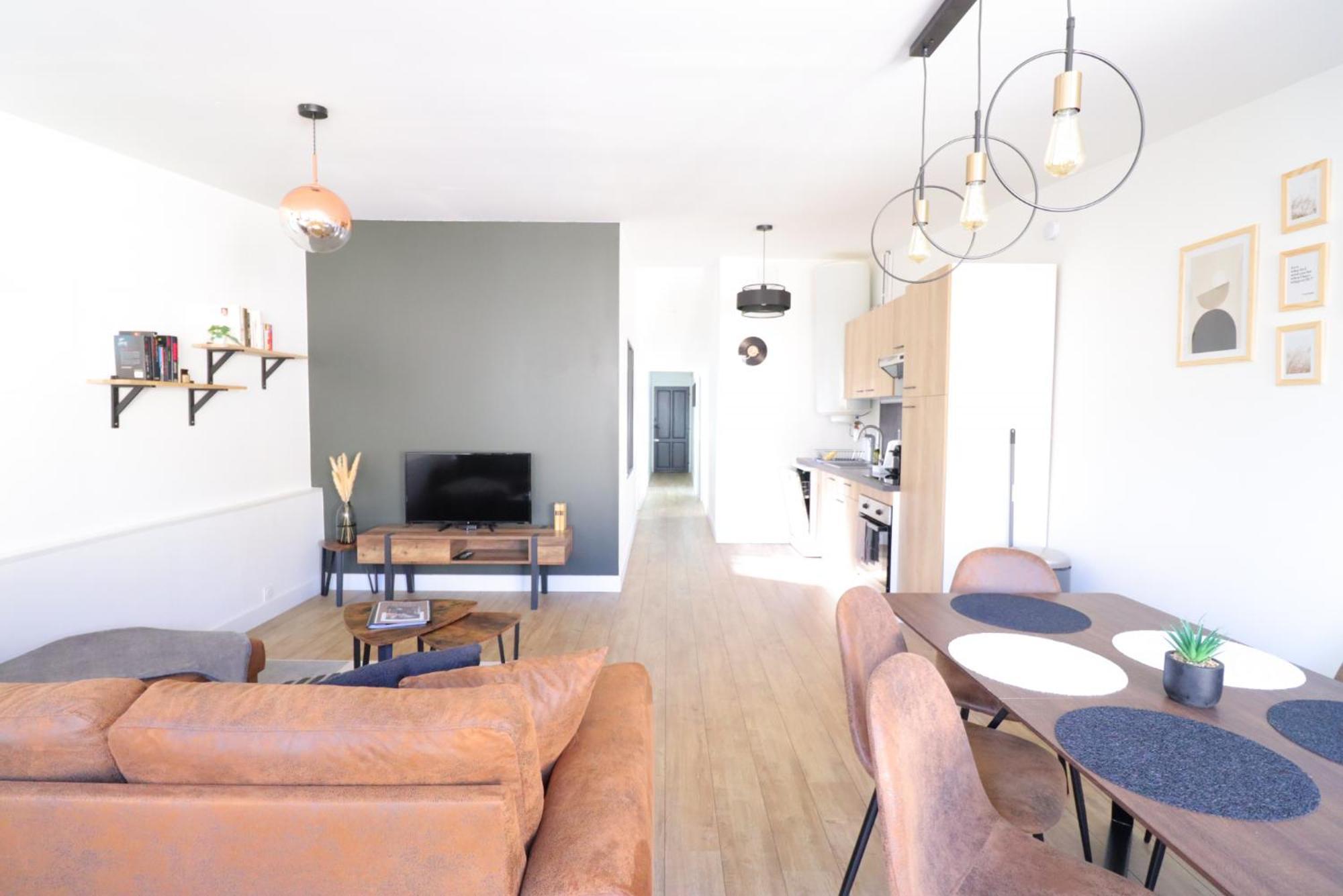 Le Patio - Spacieux T3 Avec Climatisation Et Jardin Privatif 贝尔热拉克 客房 照片