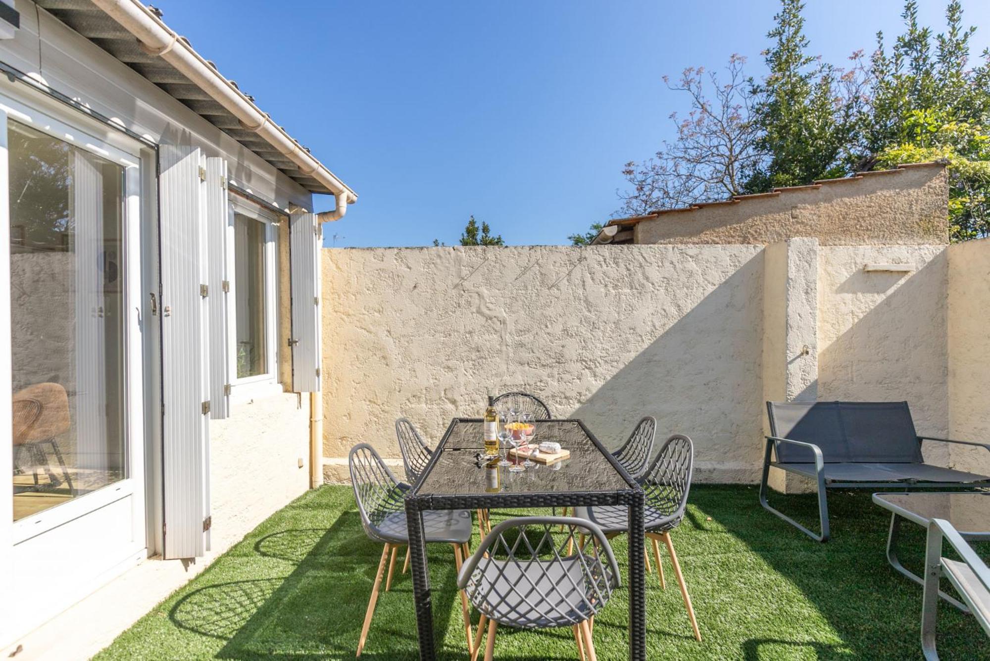 Le Patio - Spacieux T3 Avec Climatisation Et Jardin Privatif 贝尔热拉克 外观 照片