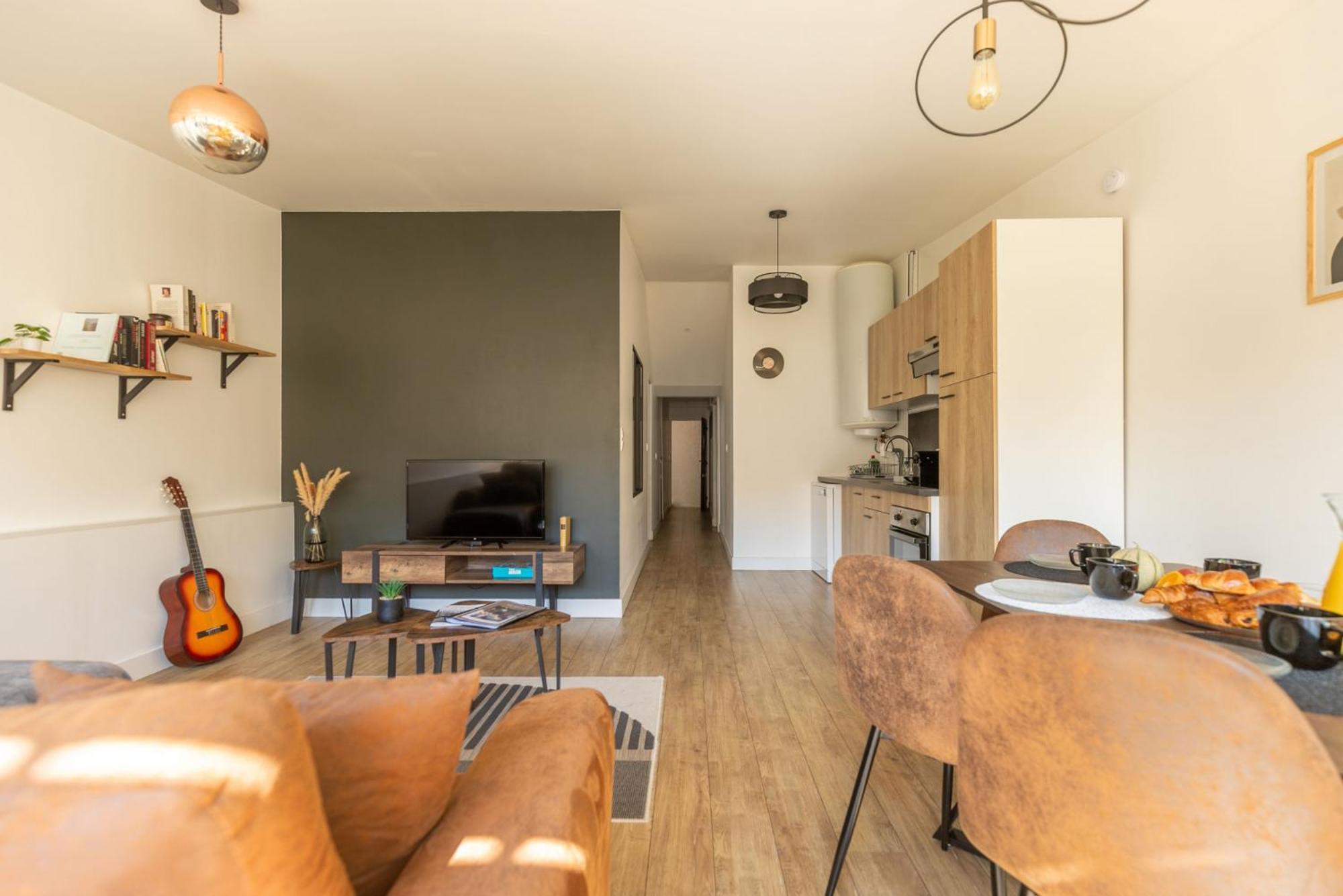 Le Patio - Spacieux T3 Avec Climatisation Et Jardin Privatif 贝尔热拉克 外观 照片